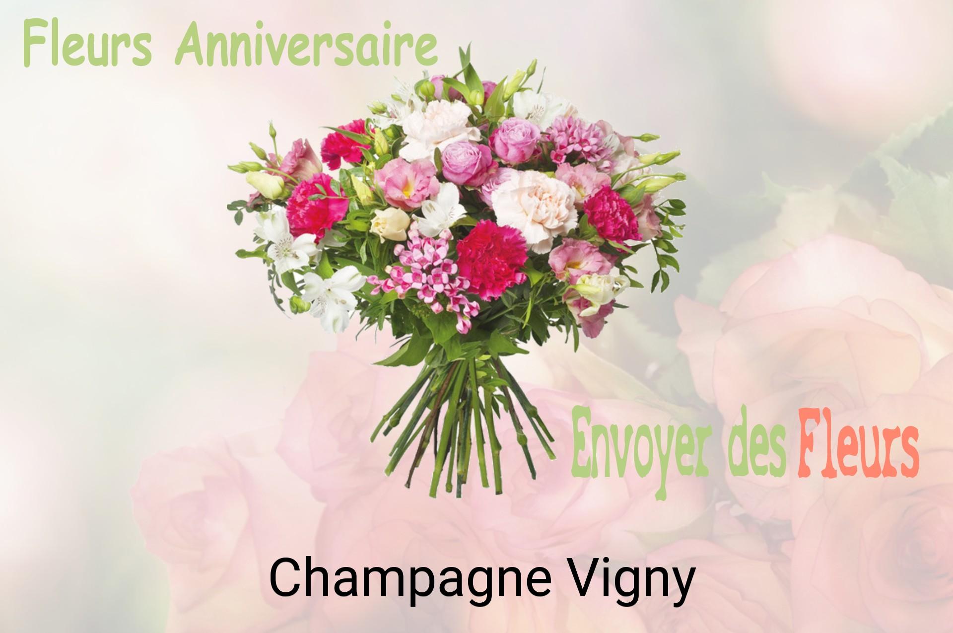 Bouquet de fleurs d’anniversaire livré à Champagne-Vigny