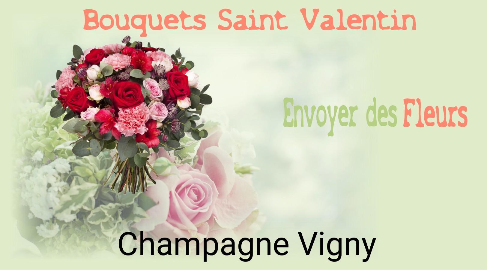 Roses de Saint-Valentin livrées à Champagne-Vigny